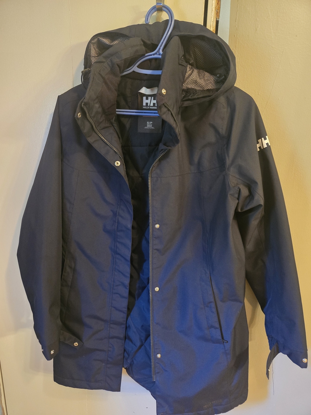 Helly Hansen Womens Navy Light Winter Hooded Jacket - Picture 4 of 4
